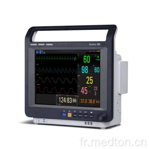 Moniteur patient ECG sans fil de 10,4 pouces avec option d&#39;imprimante